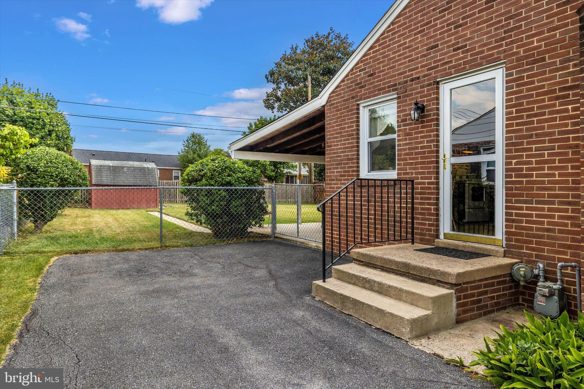 910 Seminole Road Frederick, MD 21701 - Photo 26 of 31 Driveway - Side Door Access