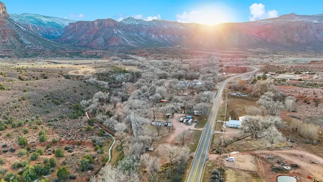 a view of a backyard with wooden fence