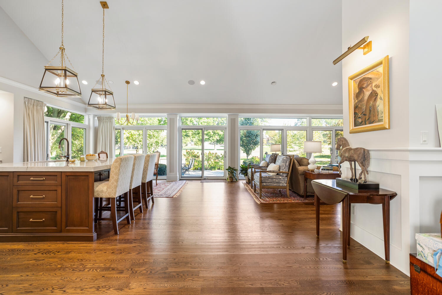 7 Greencroft Drive Champaign, IL 61821 - Photo 7 of 45 a view of a dining room with furniture window and wooden floor
