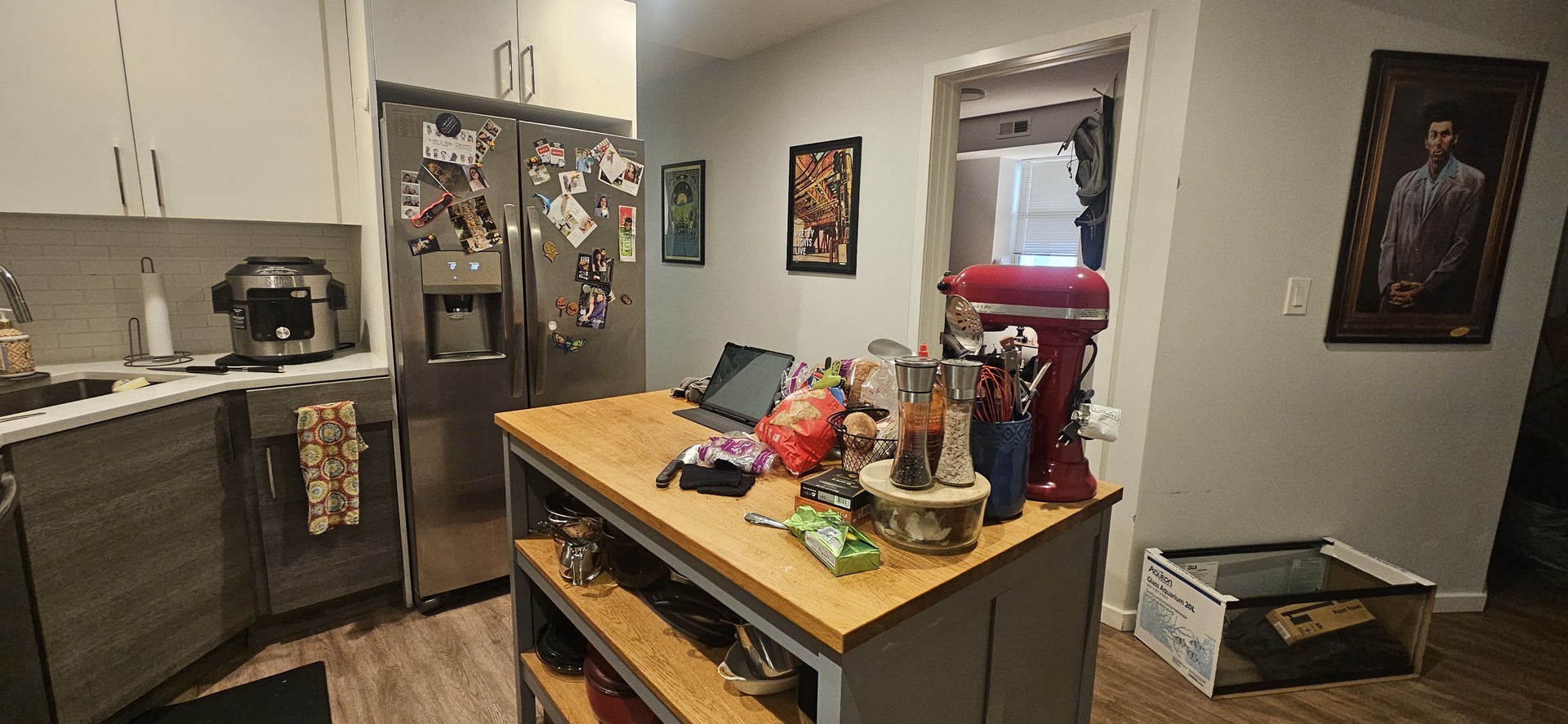 2952 West Nelson Street, Unit G Chicago, IL 60618 - Photo 8 of 12 a view of a kitchen with stainless steel appliances granite countertop a stove and cabinets