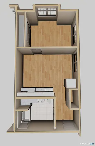 a view of living room with furniture