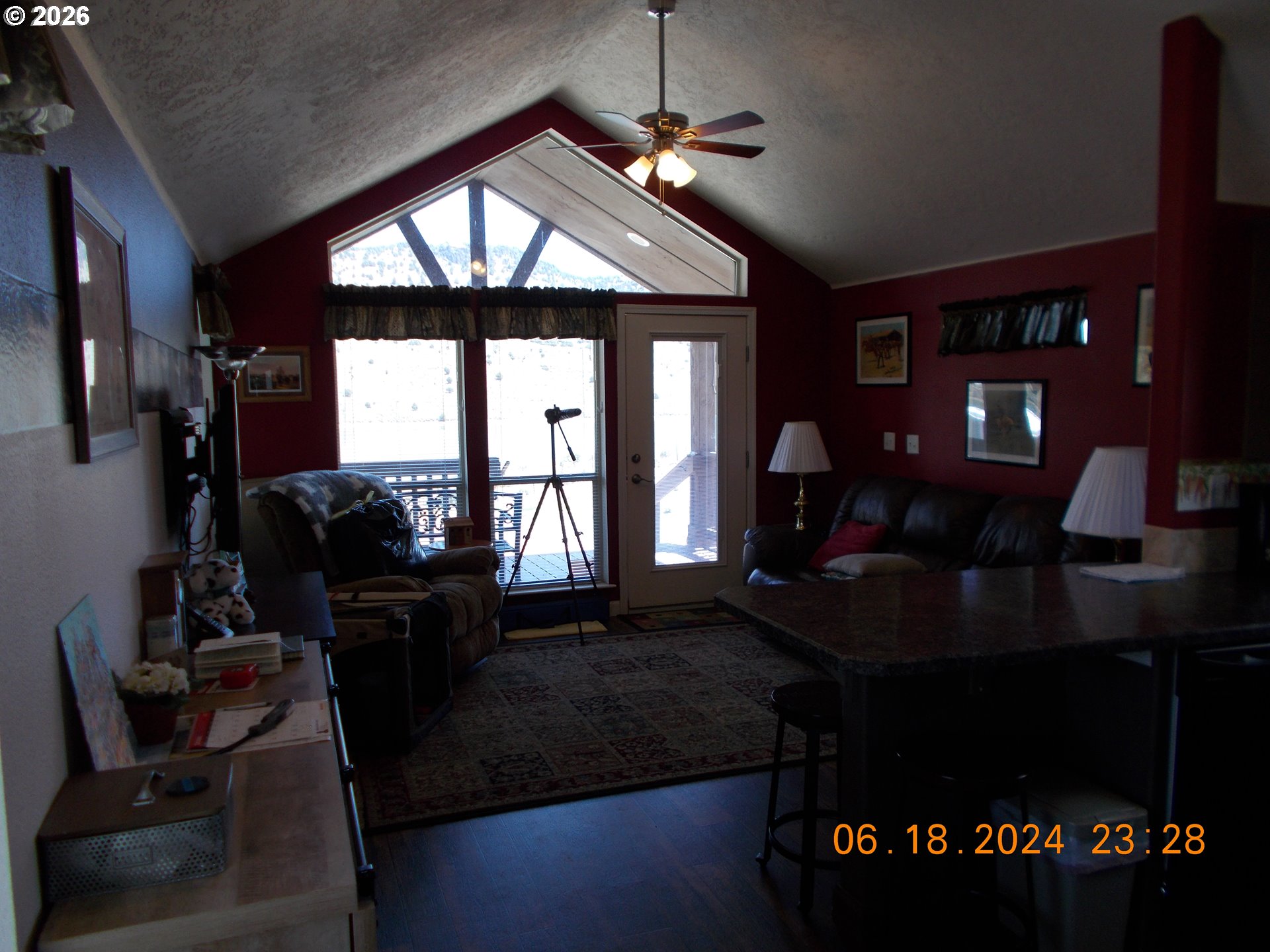 31841 Rice Road Unity, OR 97884 - Photo 23 of 26 a living room with furniture lamps and a fireplace
