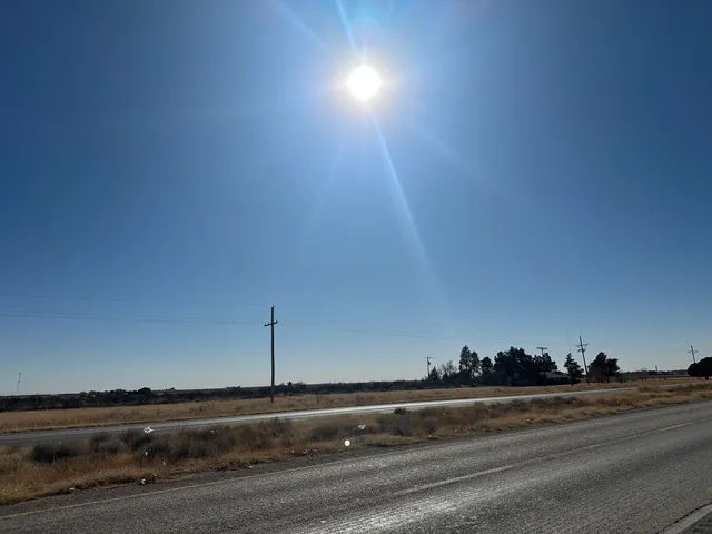 a view of a sky from the window
