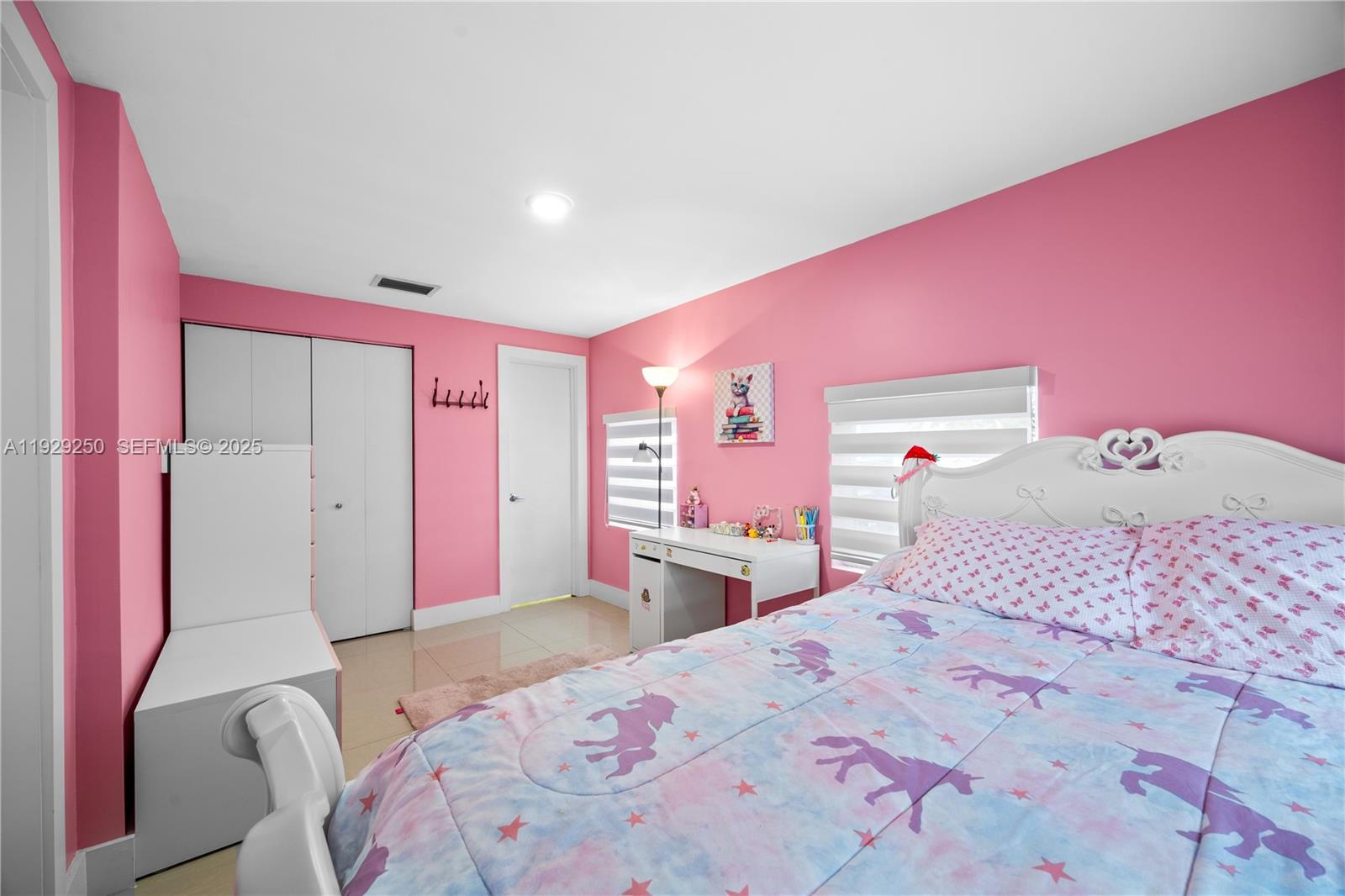 2520 Southwest 13th Street Miami, FL 33145 - Photo 16 of 26 a bedroom with a bed and a closet