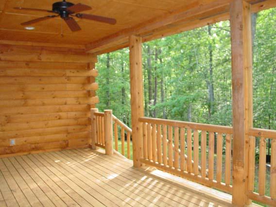 1497 Cutlass Road Moneta, VA 24121 - Photo 8 of 12 Large Covered Back Porch