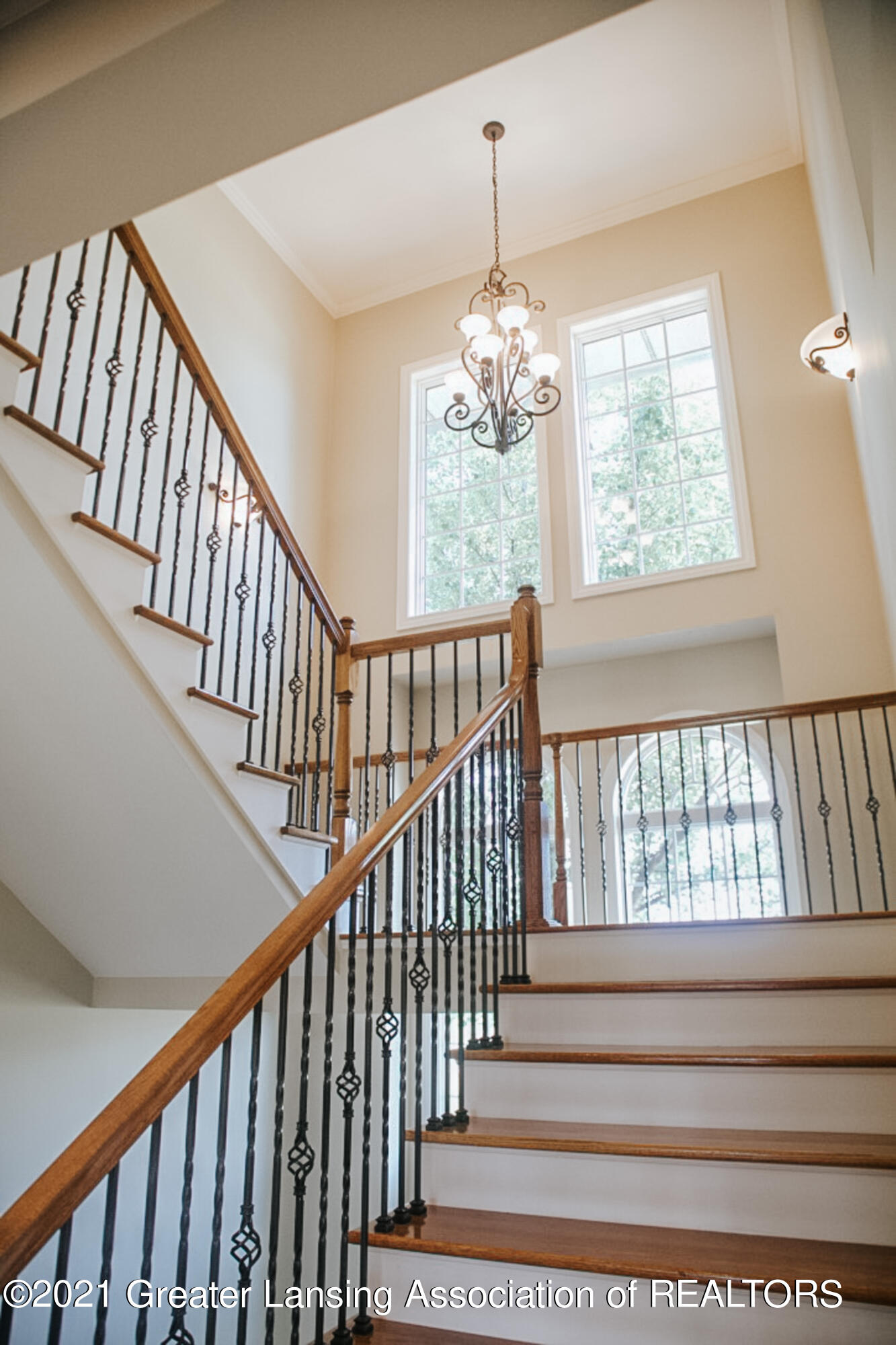 2900 Rowley Road Williamston, MI 48895 - Photo 46 of 73 Staircase Leading Upstairs