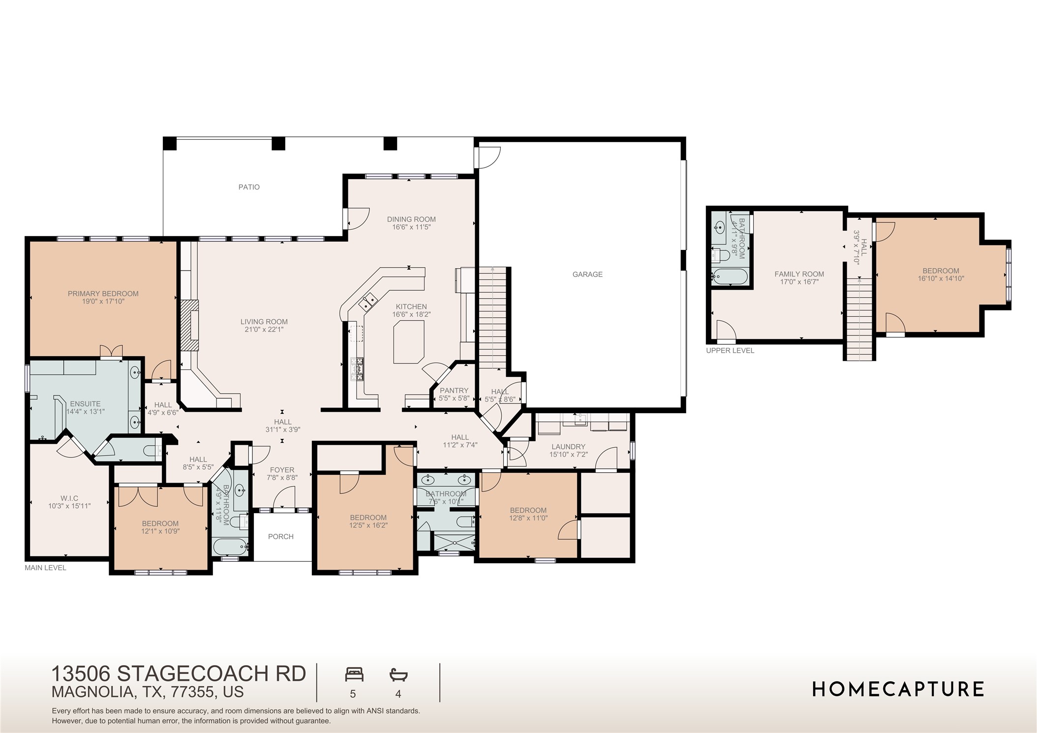 13506 Stagecoach Road Magnolia, TX 77355 - Photo 37 of 37 a picture of floor plan