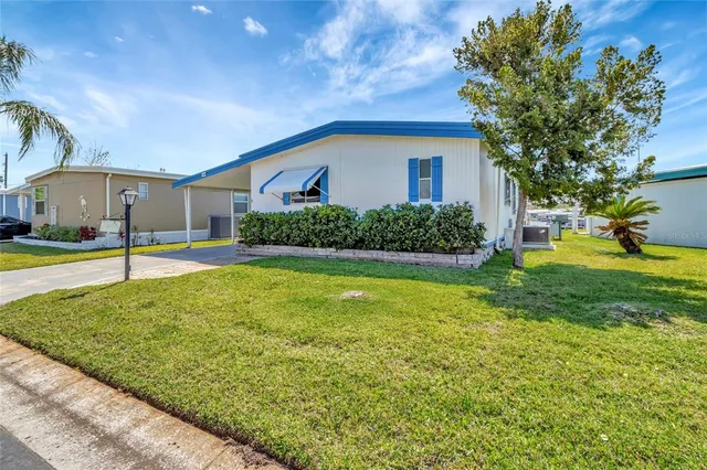 a view of a house with a swimming pool