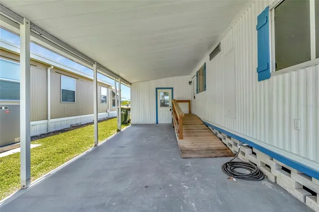 a view of a lake with houses