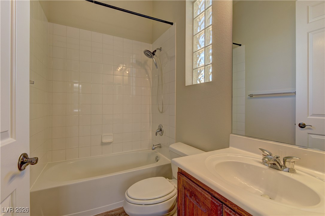 6383 Radiant Rapture Avenue Las Vegas, NV 89131 - Photo 13 of 17 Bathroom featuring vanity and bathtub / shower combination