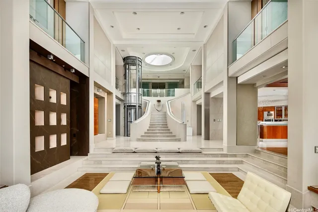 a view of a building with a outdoor space