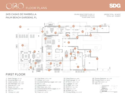 $47,500,000 | 2415 Casas De Marbella, Palm Beach Gardens, FL 33410