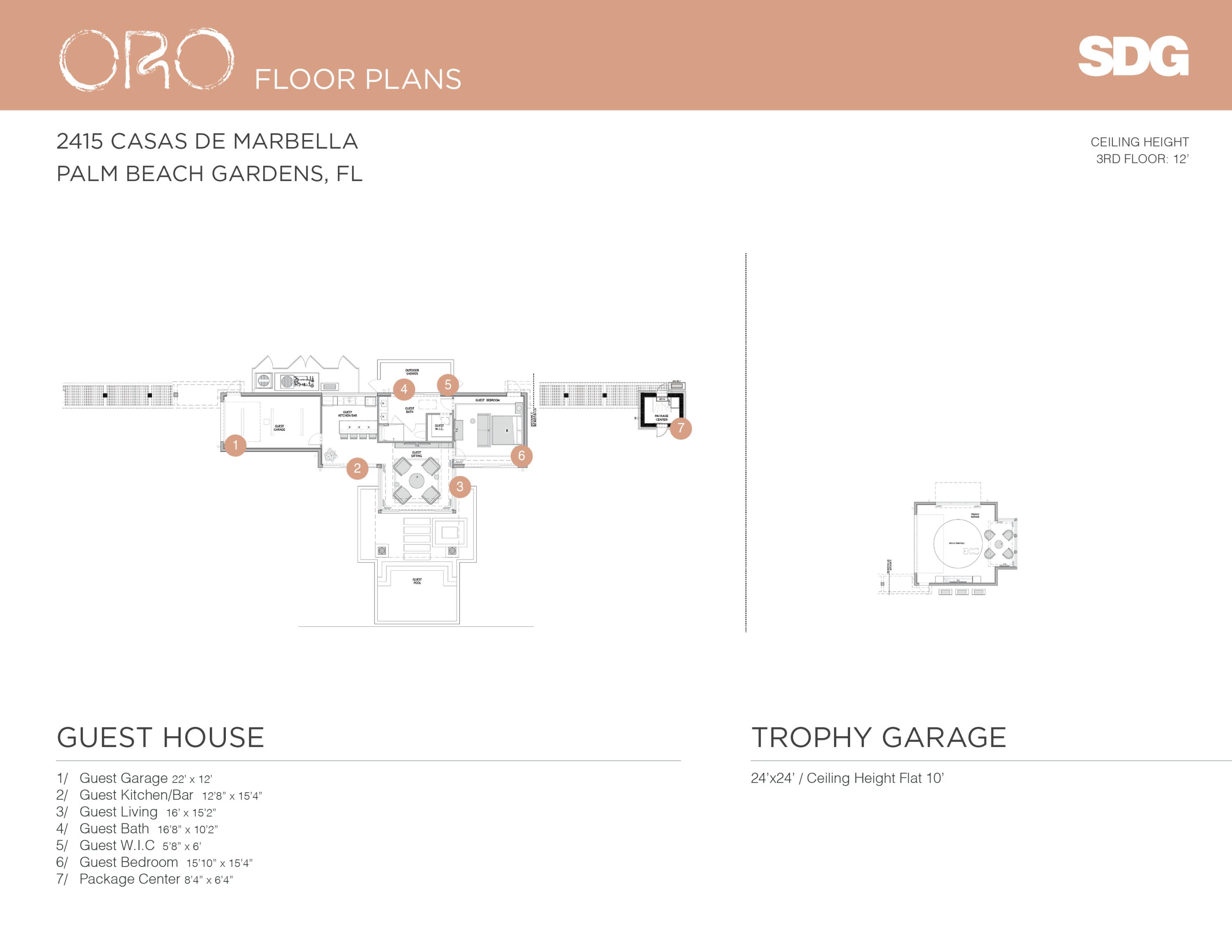 2415 Casas De Marbella Palm Beach Gardens, FL 33410 - Photo 128 of 128 Oro_FloorPlan_guest