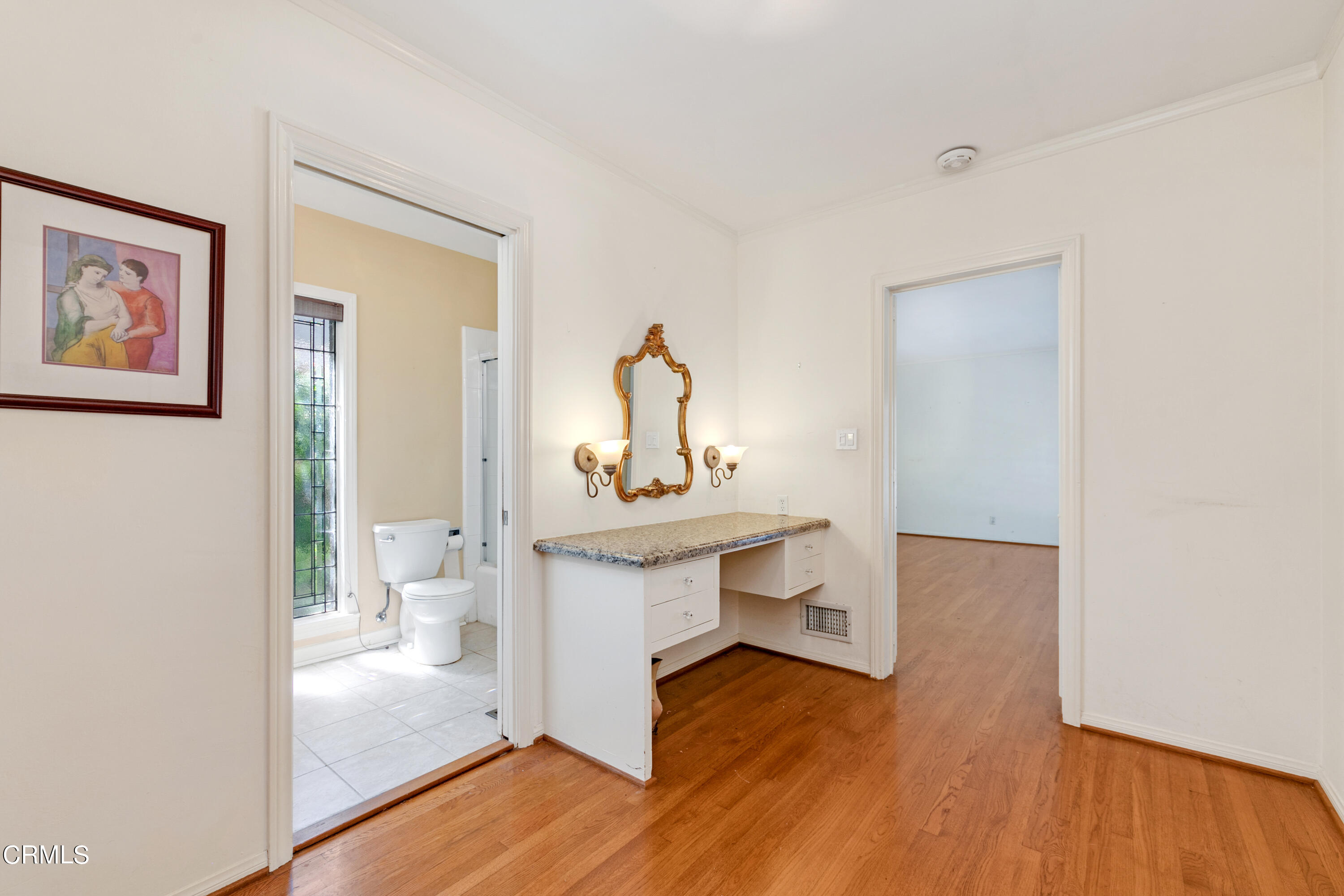 939 Old Mill Road Pasadena, CA 91108 - Photo 23 of 41 a view of bathroom with a sink and mirror