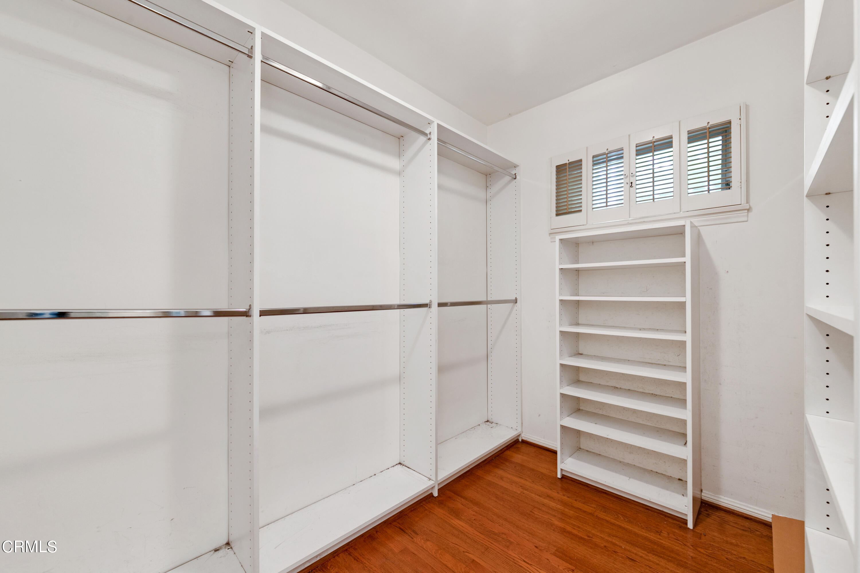 939 Old Mill Road Pasadena, CA 91108 - Photo 24 of 41 a view of walk in closet with empty racks