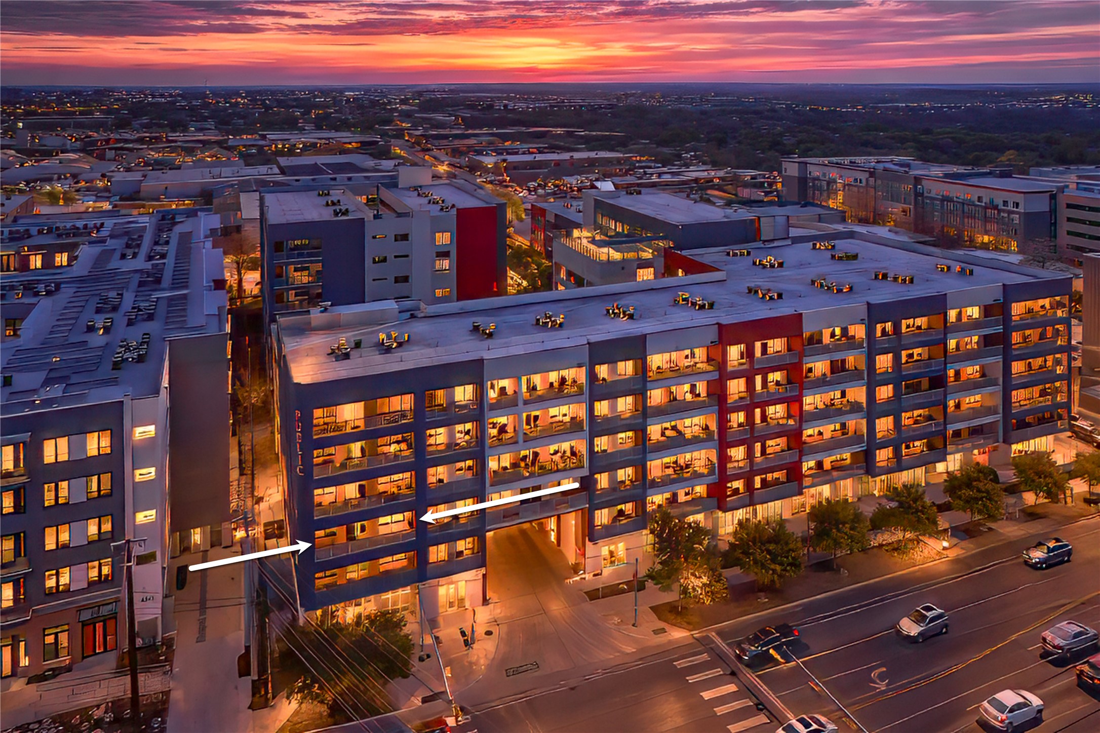 4361 South Congress Avenue, Unit 301 Austin, TX 78745 - Photo 1 of 40 a view of city with balcony