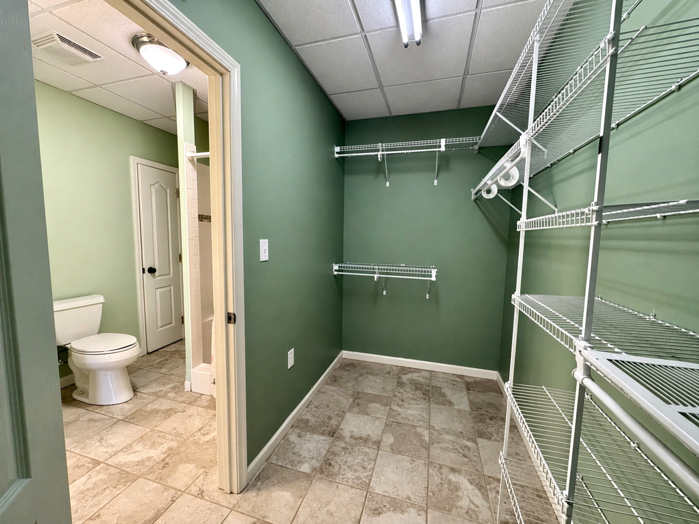 2123 North Avenue Metropolis, IL 62960 - Photo 29 of 49 a bathroom with a toilet and a shower