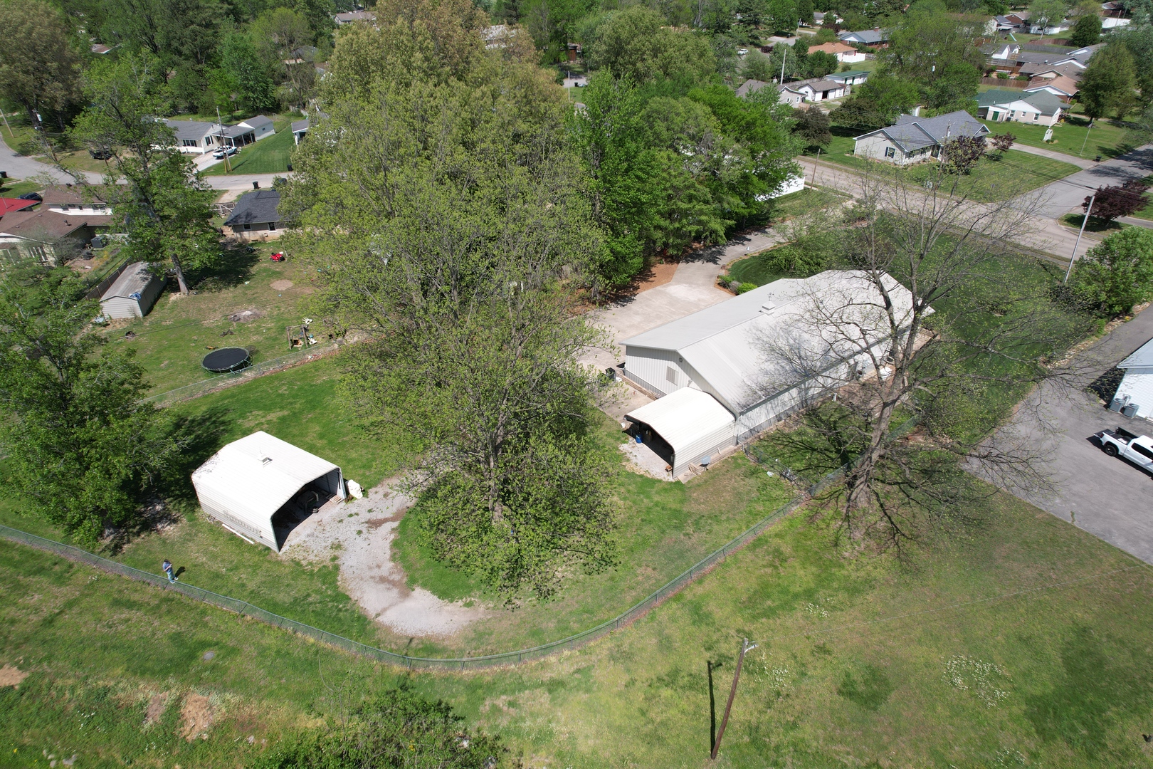 2123 North Avenue Metropolis, IL 62960 - Photo 45 of 49 an aerial view of a house with a yard