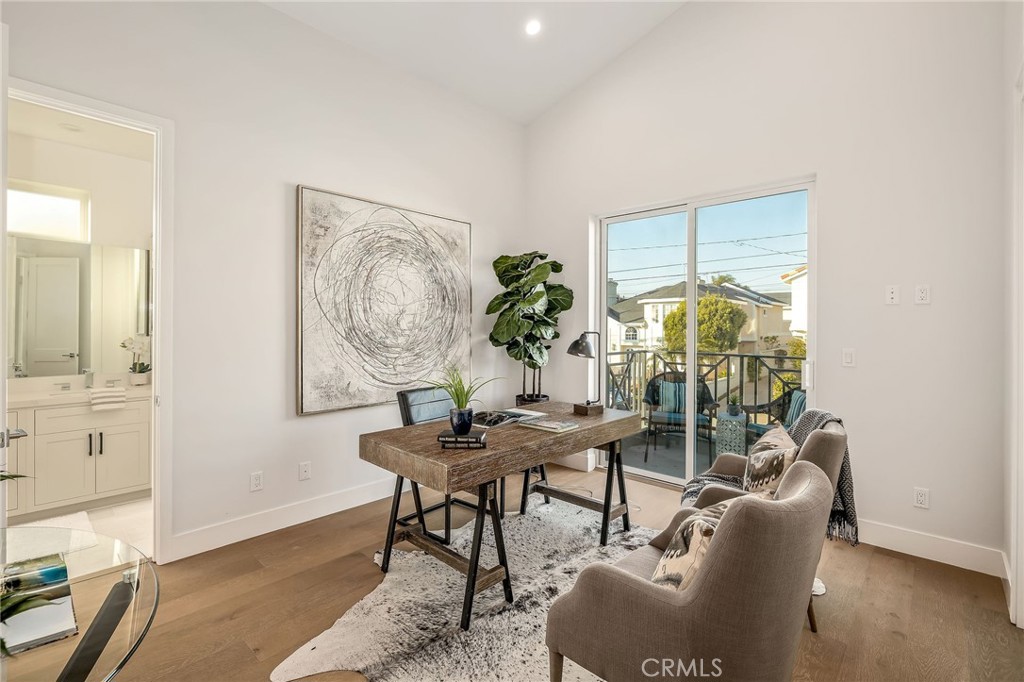 2016 Clark Lane, Unit B Redondo Beach, CA 90278 - Photo 25 of 31 a work room with furniture and a window