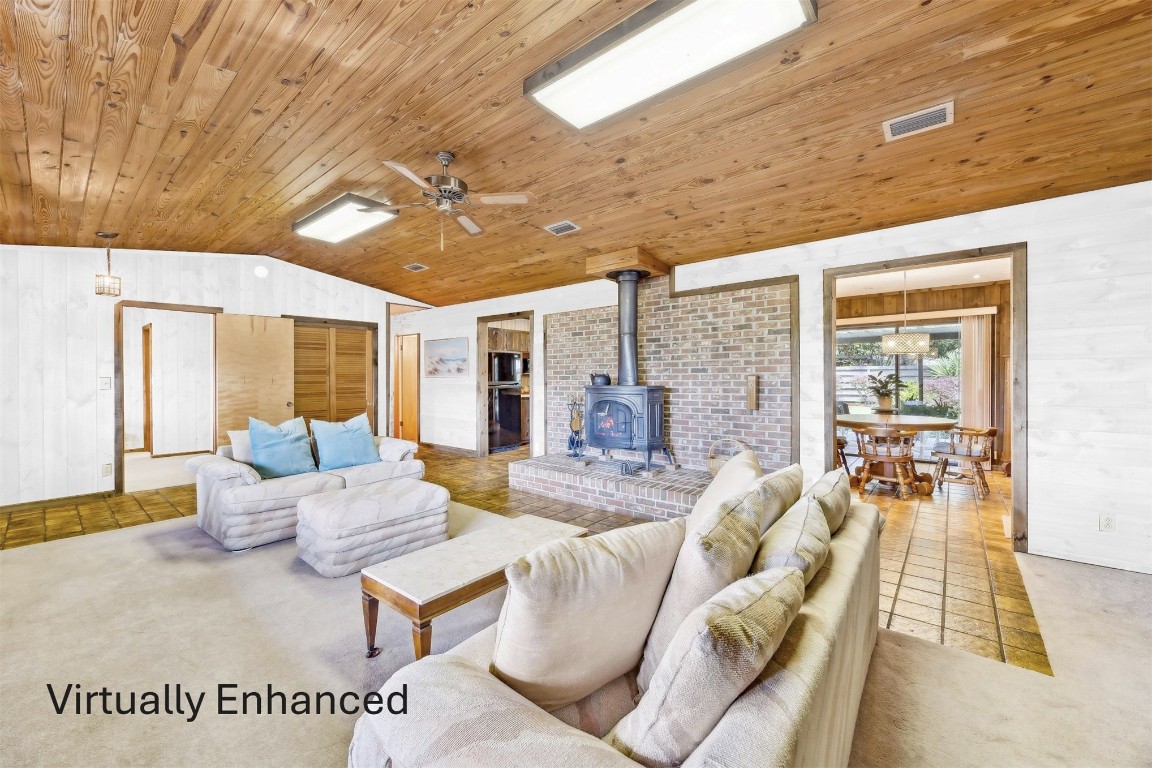 96111 Pirates Bluff Road Yulee, FL 32097 - Photo 6 of 52 a living room with furniture and wooden floor