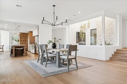 a view of kitchen with livingroom and furniture