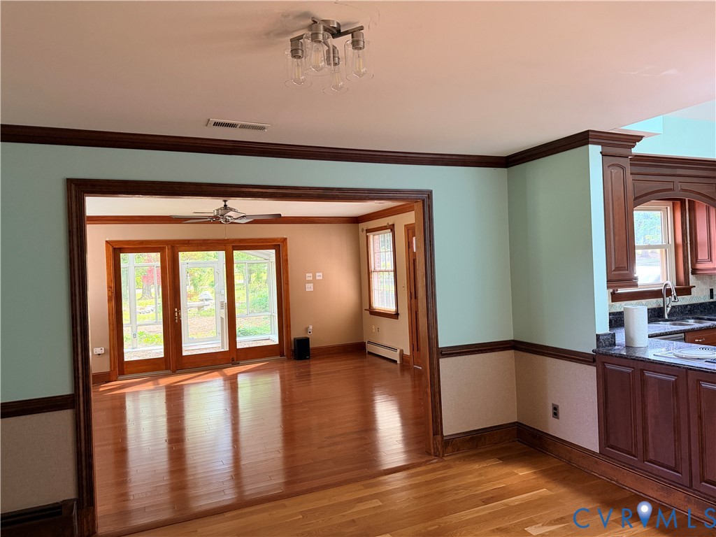 5970 Springfield Road Glen Allen, VA 23060 - Photo 5 of 17 a view of an entryway with a workspace