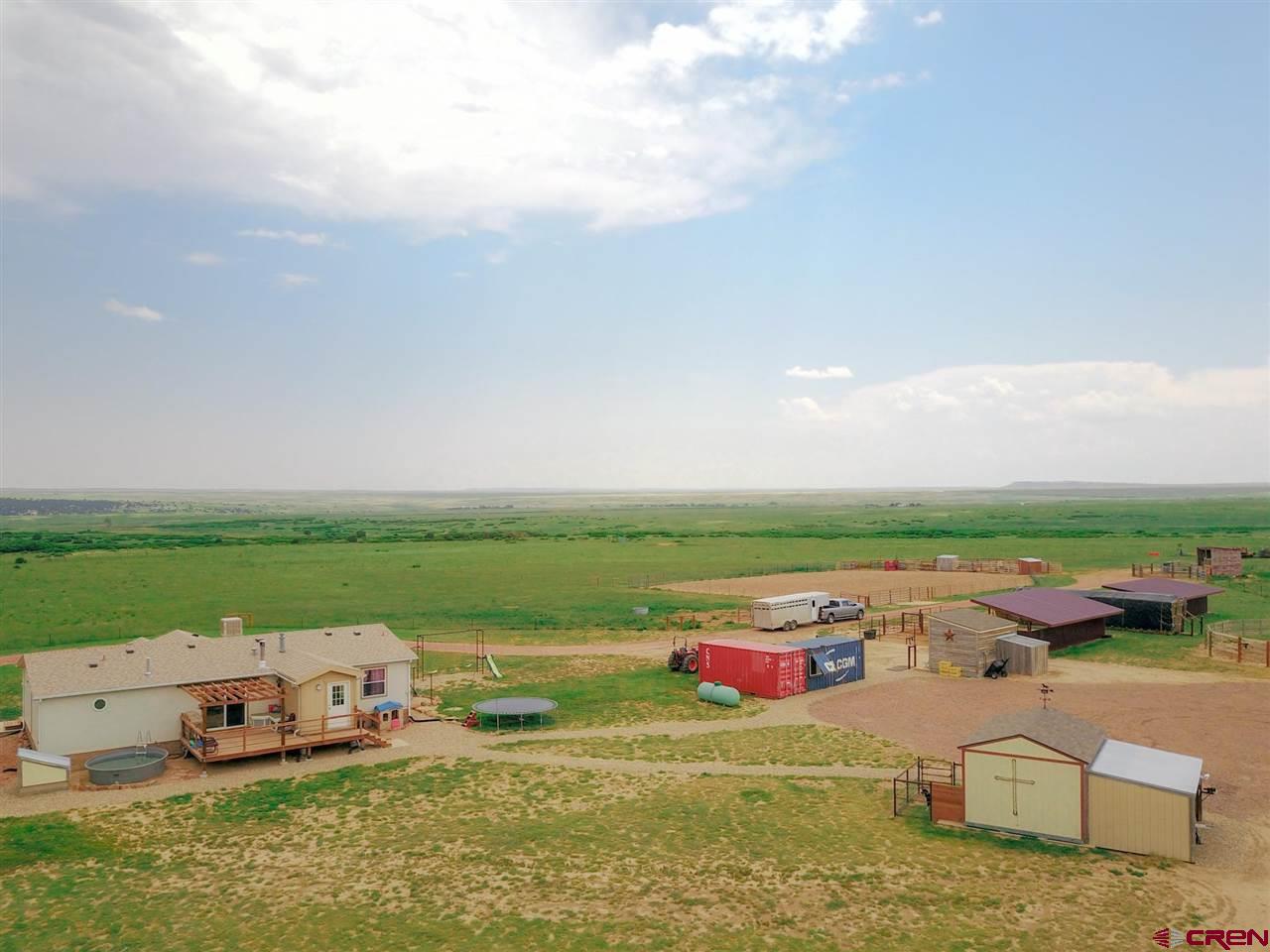 3101 County Road 110 Rye, CO 81069 - Photo 26 of 29 an aerial view of a house with a garden