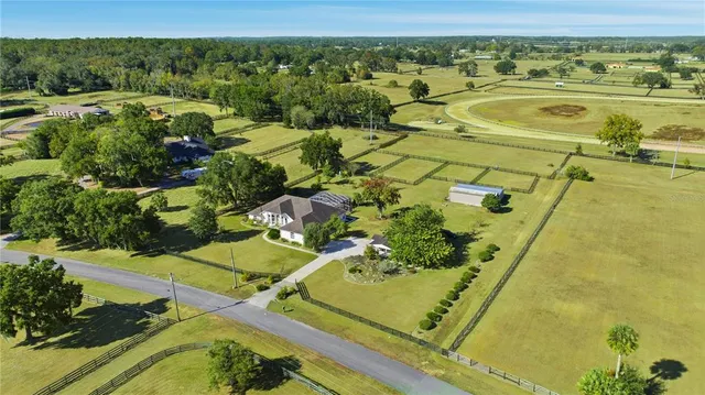 a view of a swimming pool with a mountain