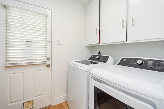 a backyard of a house