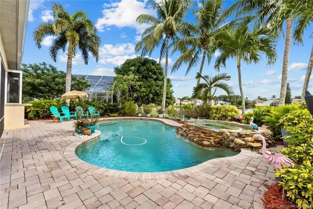 a view of a swimming pool