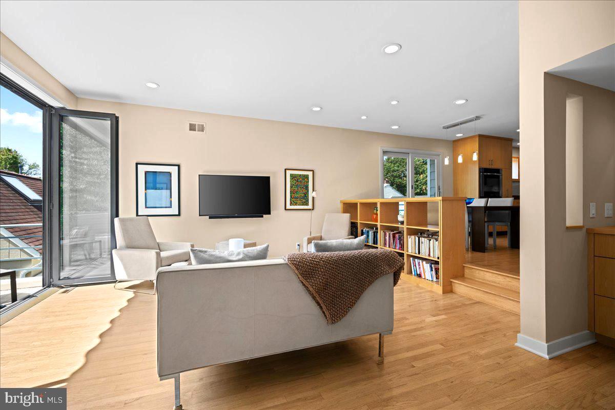 60 Humbert Street Princeton, NJ 08542 - Photo 11 of 44 a living room with furniture wooden floor and a flat screen tv