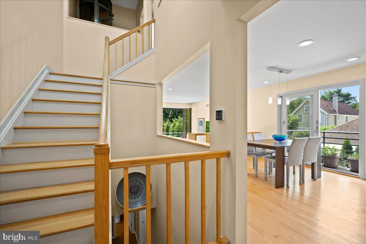 60 Humbert Street Princeton, NJ 08542 - Photo 22 of 44 a view of entryway and hall with wooden floor