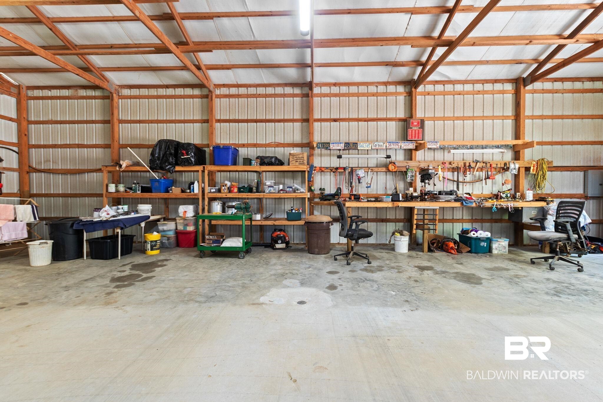 24250 Hack Road Bay Minette, AL 36507 - Photo 71 of 88 Barn featuring a workshop area