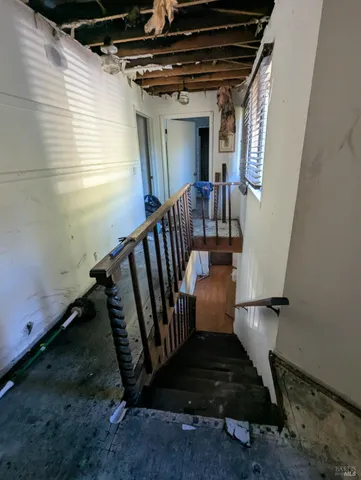 a view of storage and utility room