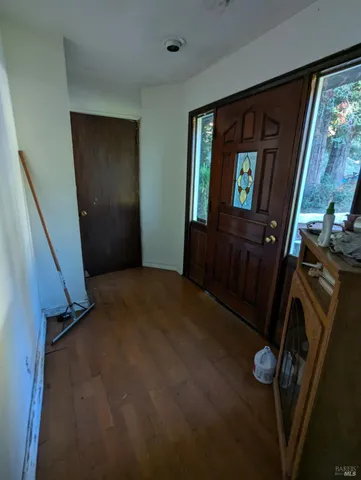 a room with a window