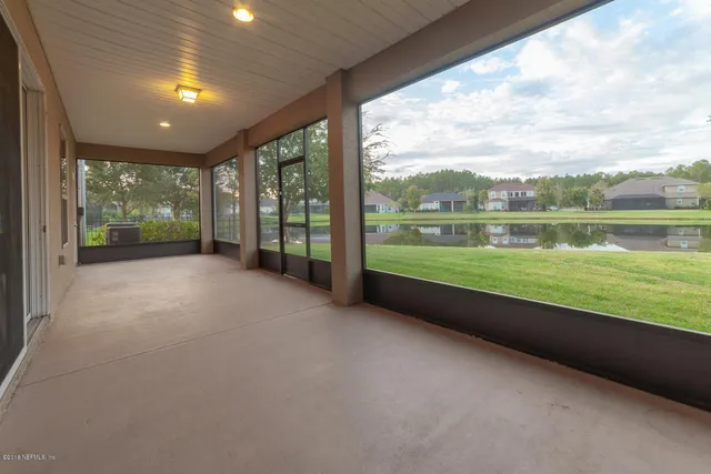 a view of a room with porch and outdoor space