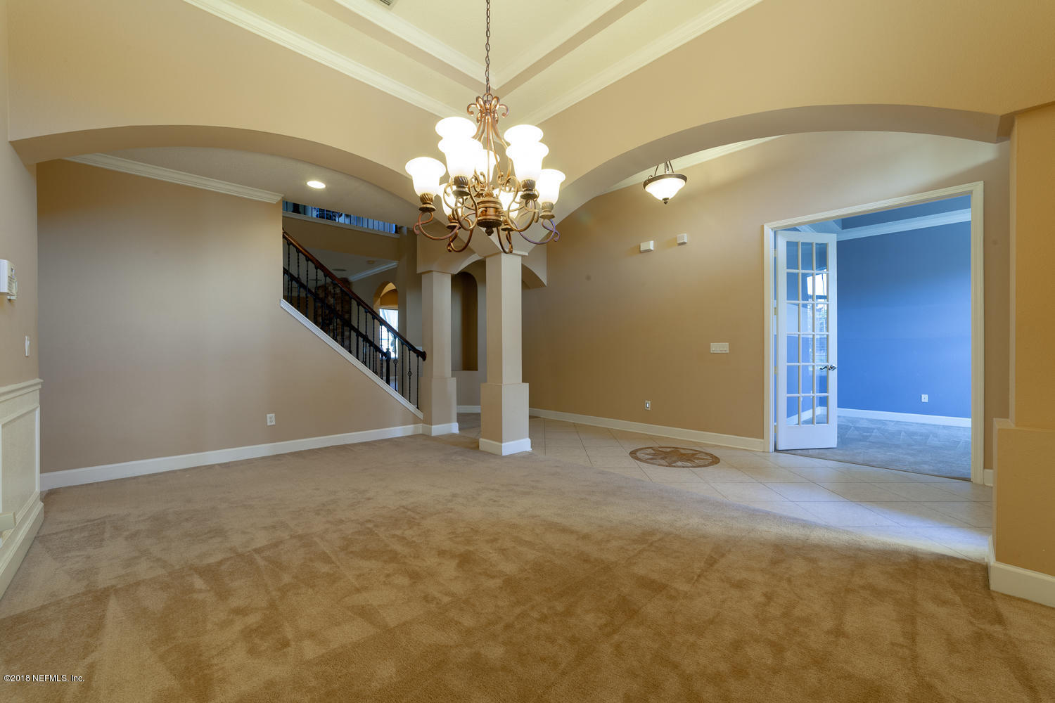 732 Castledale Court St. Johns, FL 32259 - Photo 5 of 51 a view of a livingroom with a chandelier fan