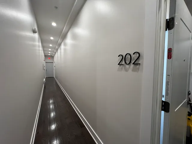 a view of a hallway