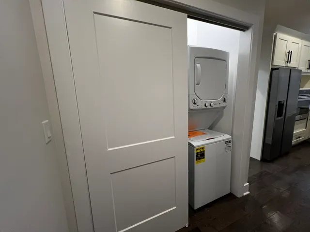 a room with storage and utility