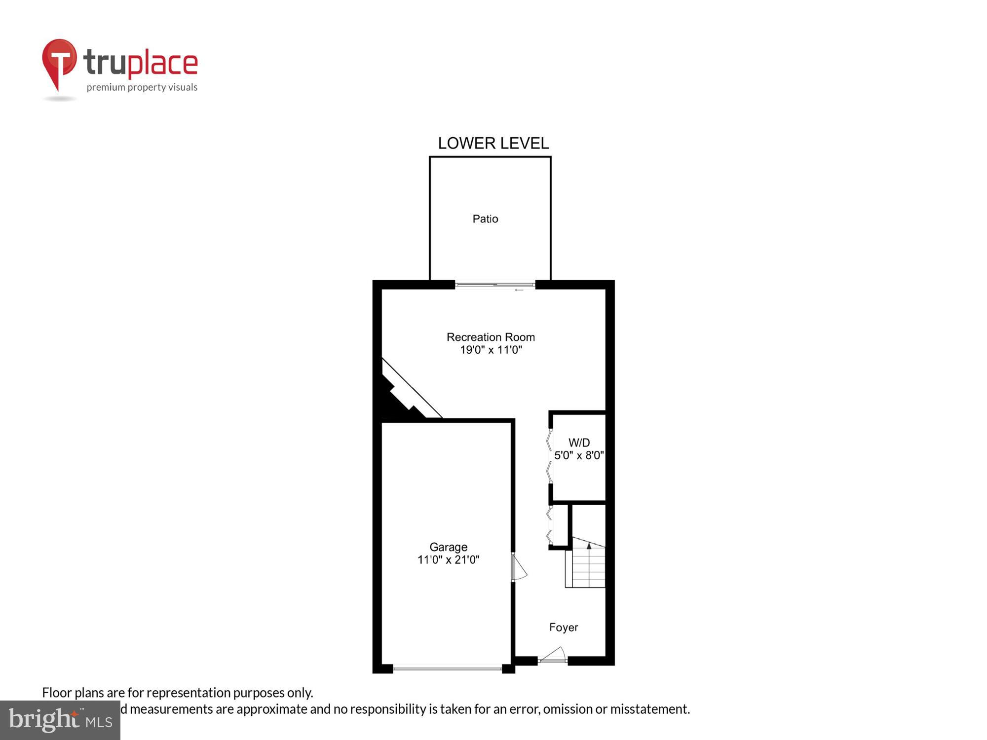 8020 Hollow Reed Court Frederick, MD 21701 - Photo 51 of 64 Lower Level (Labels & Measurements)