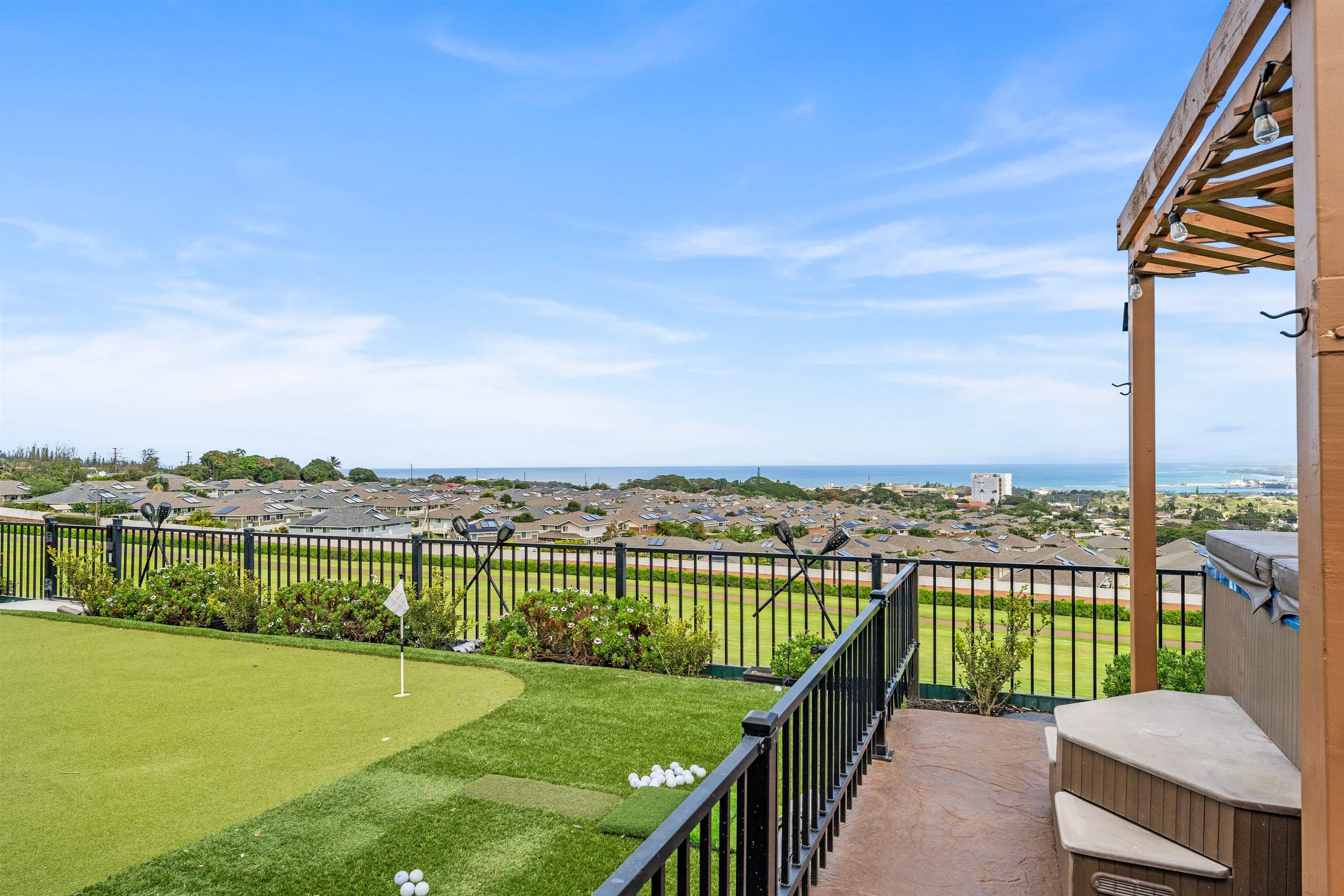 112 Kili'o'opu Street Wailuku, HI 96793 - Photo 37 of 49 a view of a city from a balcony