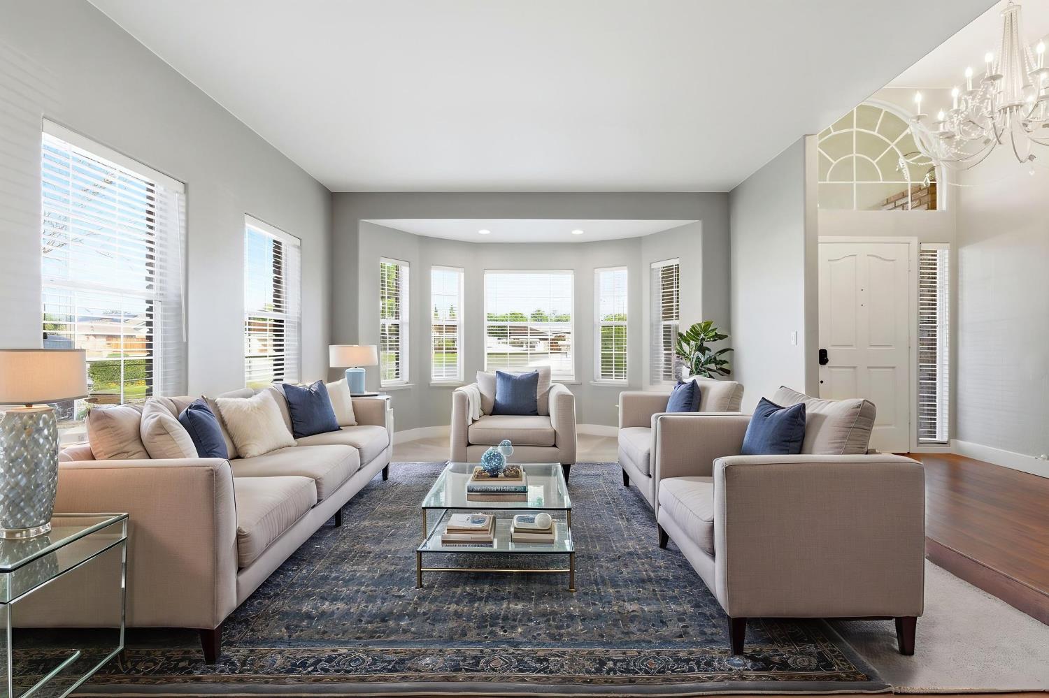 13201 Meacham Road Bakersfield, CA 93314 - Photo 14 of 62 a living room with furniture and a large window