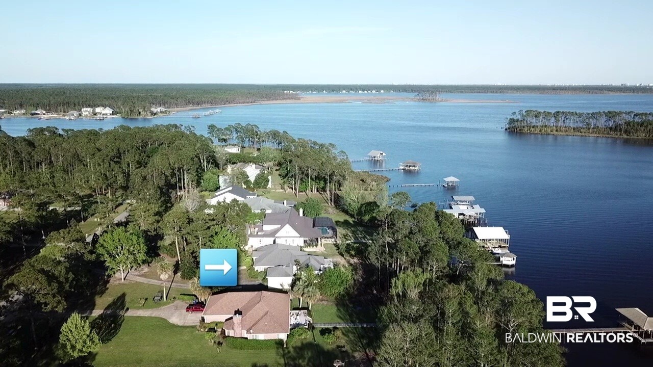 8136 Bay View Drive Foley, AL 36535 - Photo 35 of 36 Aerial 2