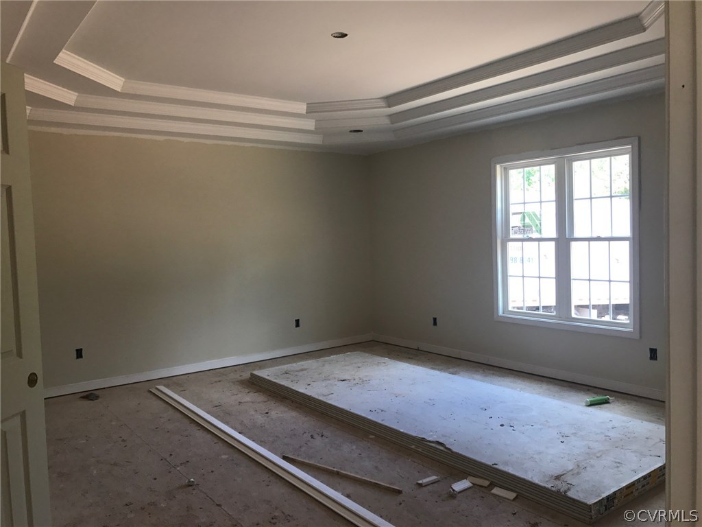 5375 Cartersville Road Powhatan, VA 23139 - Photo 3 of 6 Master bedroom with triple trey ceilings