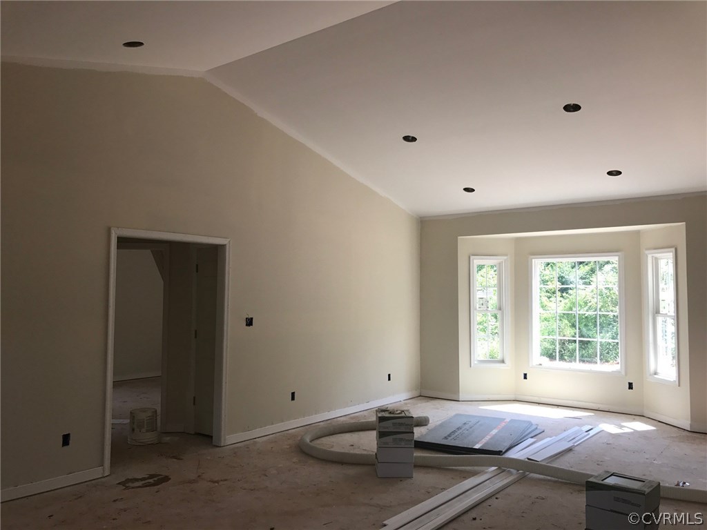 5375 Cartersville Road Powhatan, VA 23139 - Photo 4 of 6 Living room with vaulted ceilings