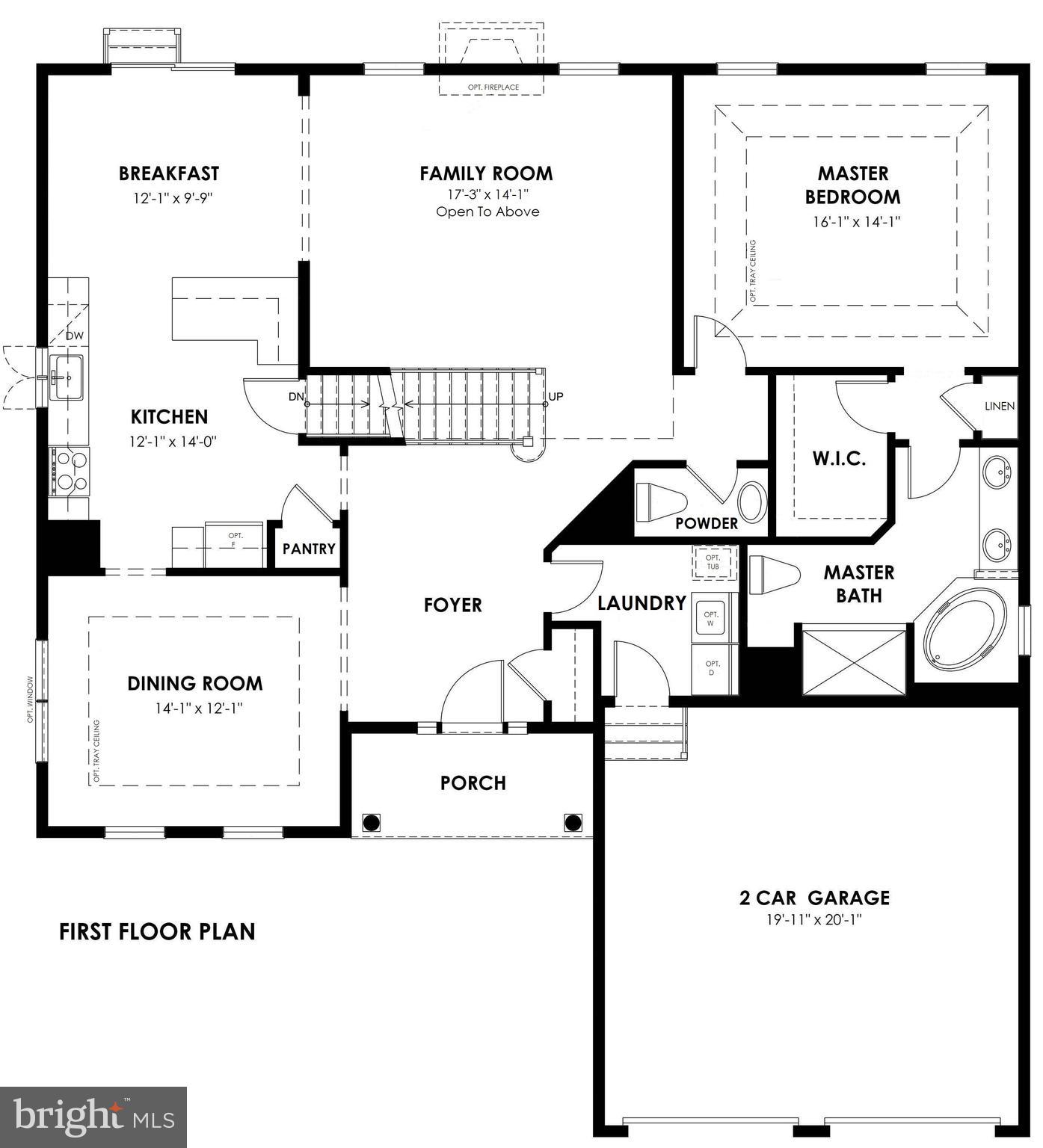 19 Stoneham Road Ewing, NJ 08638 - Photo 27 of 33 First floor plan