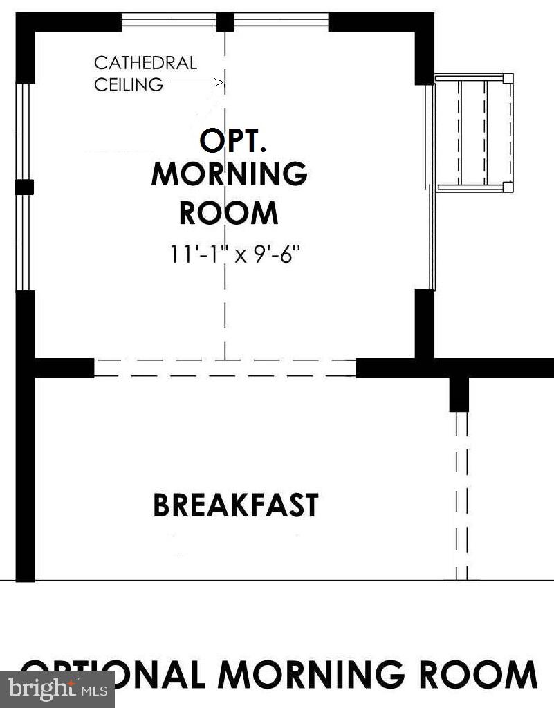 19 Stoneham Road Ewing, NJ 08638 - Photo 31 of 33 Optional Morning Room Plan