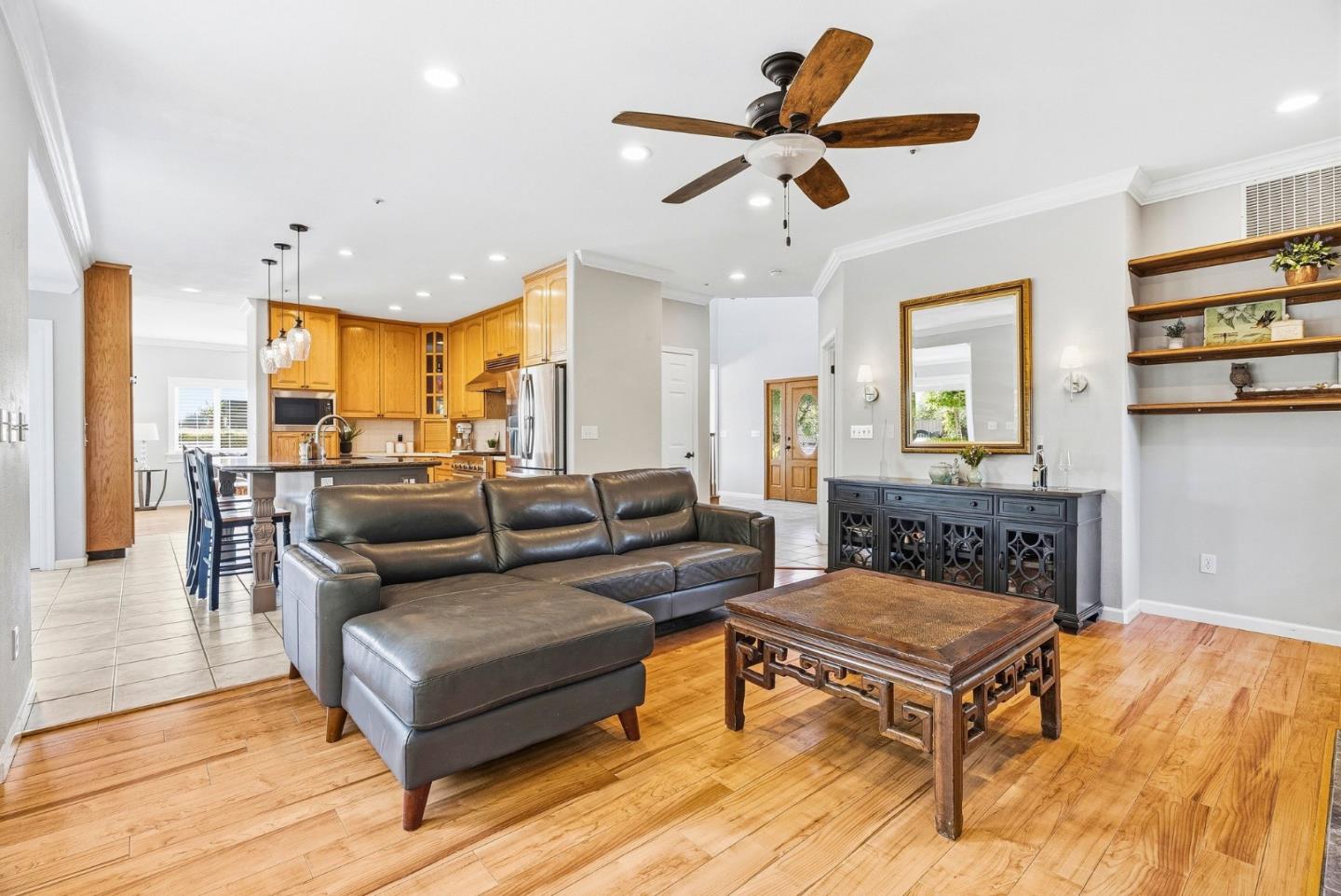 2500 Nelson Road Scotts Valley, CA 95066 - Photo 12 of 77 a living room with furniture and a wooden floor
