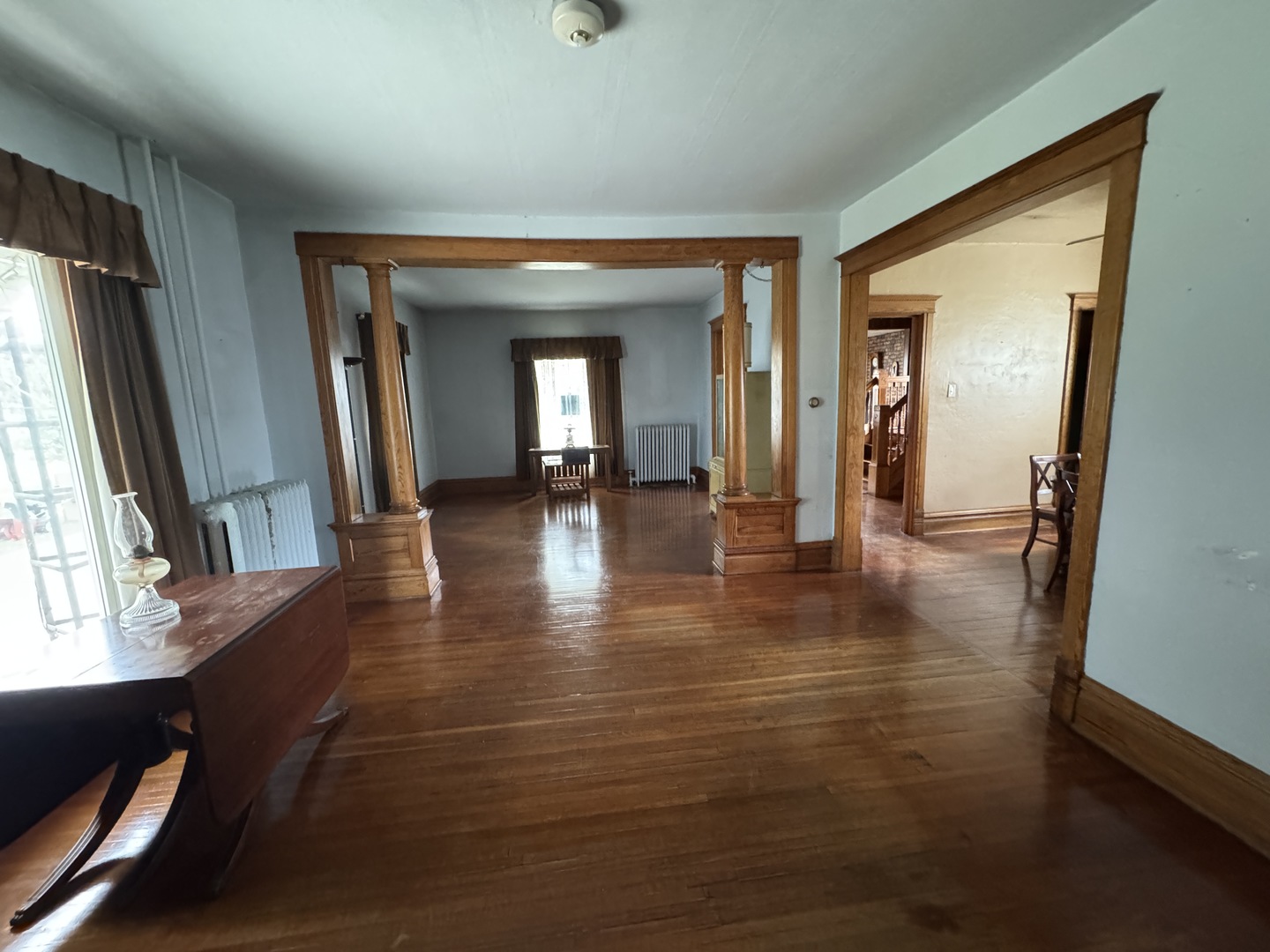 428 West Cherry Street Compton, IL 61318 - Photo 10 of 20 a view of a hallway view with living room with furniture