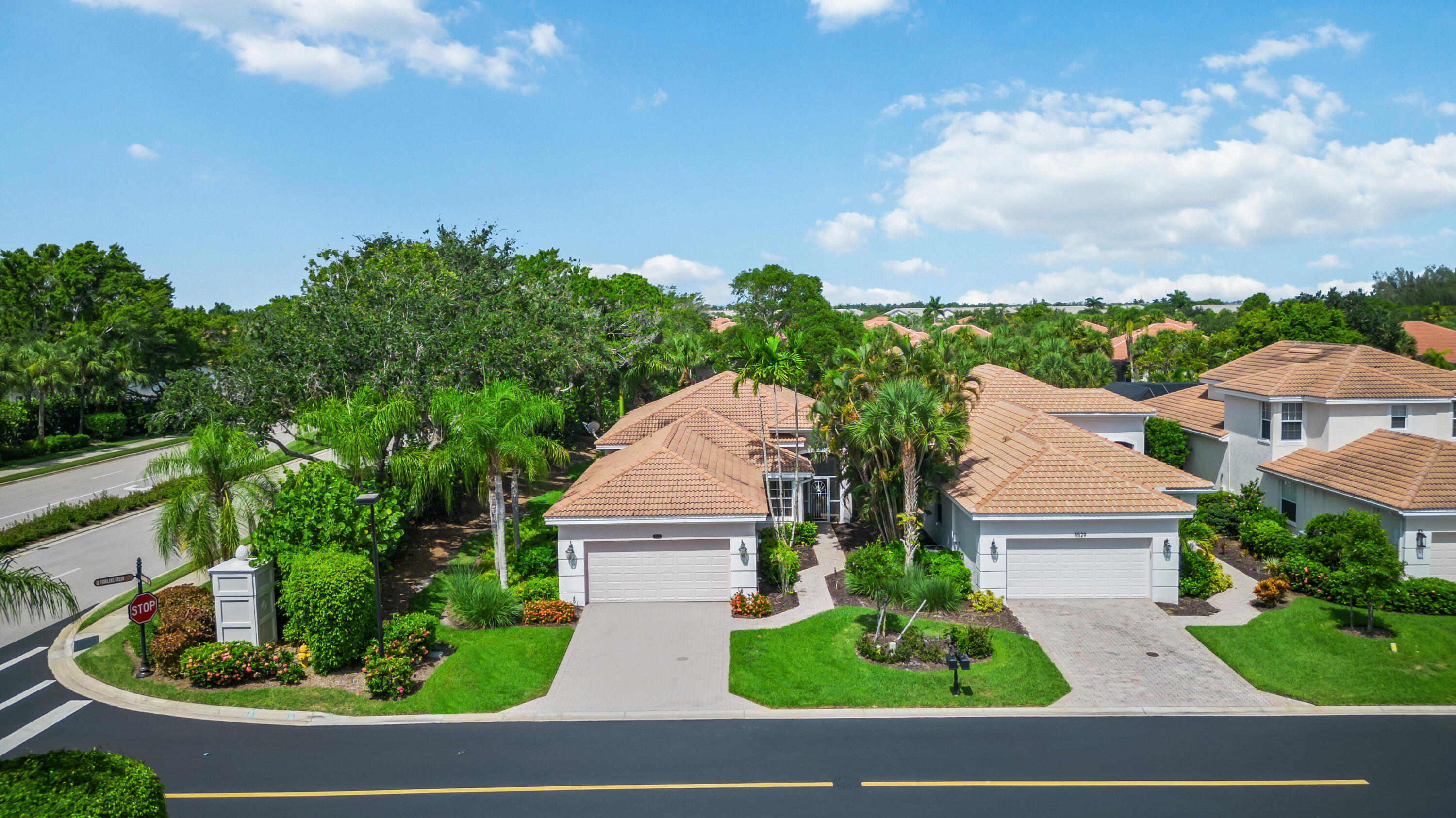 8525 Peppertree Way Naples, FL 34114 - Photo 32 of 47 an aerial view of house with yard